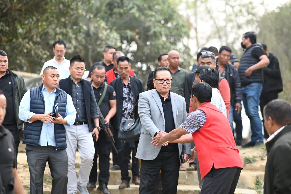 TRZeliang's tweet photo. Campaign program at Jalukie-B village. #7Peren #TowardsAStateOfExcellence #NDPP #Nagaland #HigherAndBetter https://t.co/LuwaPQBmjr