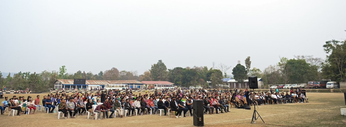 TRZeliang's tweet photo. Campaign program at Jalukie-B village. #7Peren #TowardsAStateOfExcellence #NDPP #Nagaland #HigherAndBetter https://t.co/LuwaPQBmjr