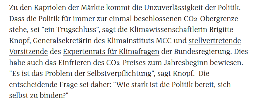 Schönes Erklärstück zum 🇪🇺#Emissionshandel von @alexandraendres <a href="/ZEITonline/">DIE ZEIT</a>: Warum er die entscheidende Basis einer wirksamen Klimapolitik ist - und trotzdem alleine nicht ausreicht. Mit Einordnungen von <a href="/CKemfert/">Claudia Kemfert</a>, <a href="/andreasloeschel/">Andreas Loeschel</a> und mir zeit.de/wissen/umwelt/… #EUETS