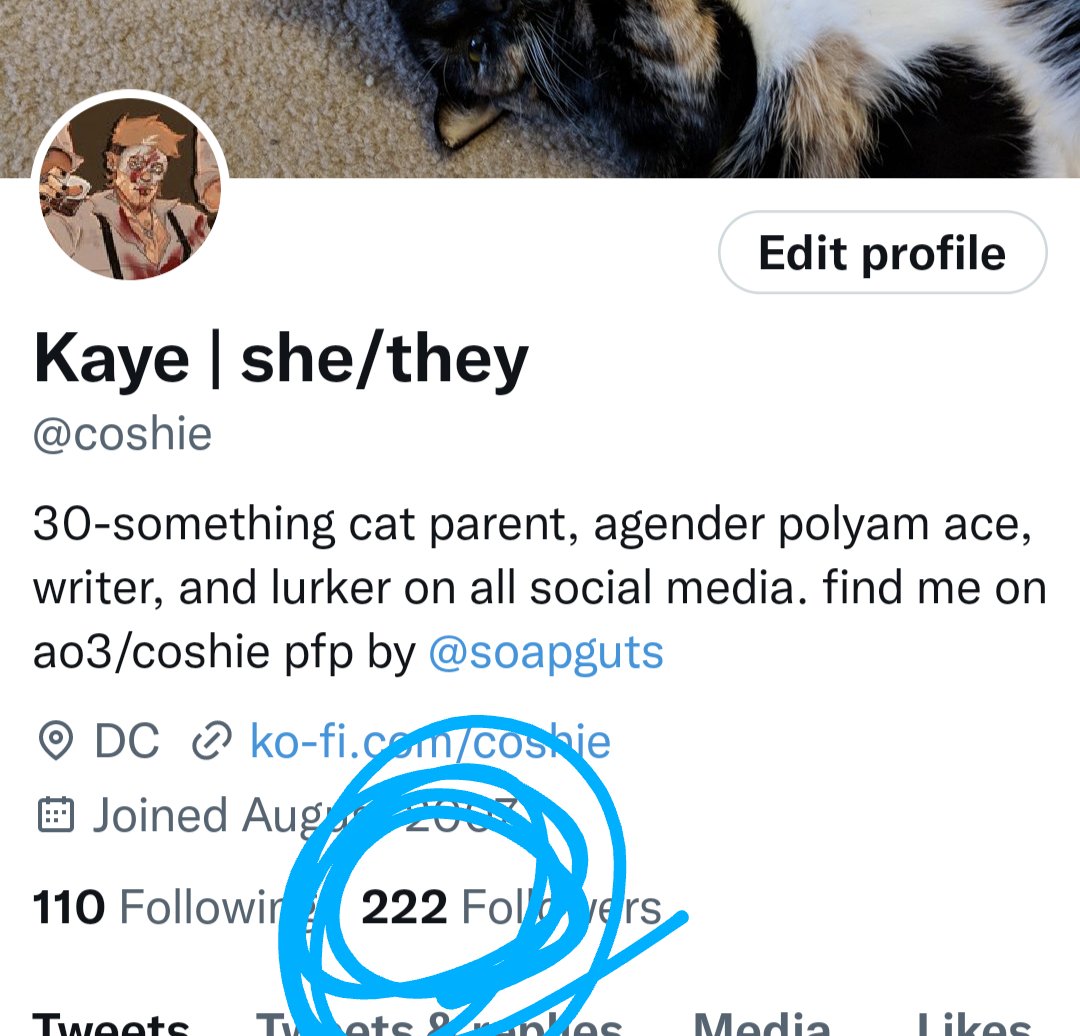 coshie's tweet photo. three days later, and it's doubled??

well, thanks for joining me, and i hope you're enjoying my nonsense, because personally, i'm having a blast 😌💜 https://t.co/8aedFaOXSJ