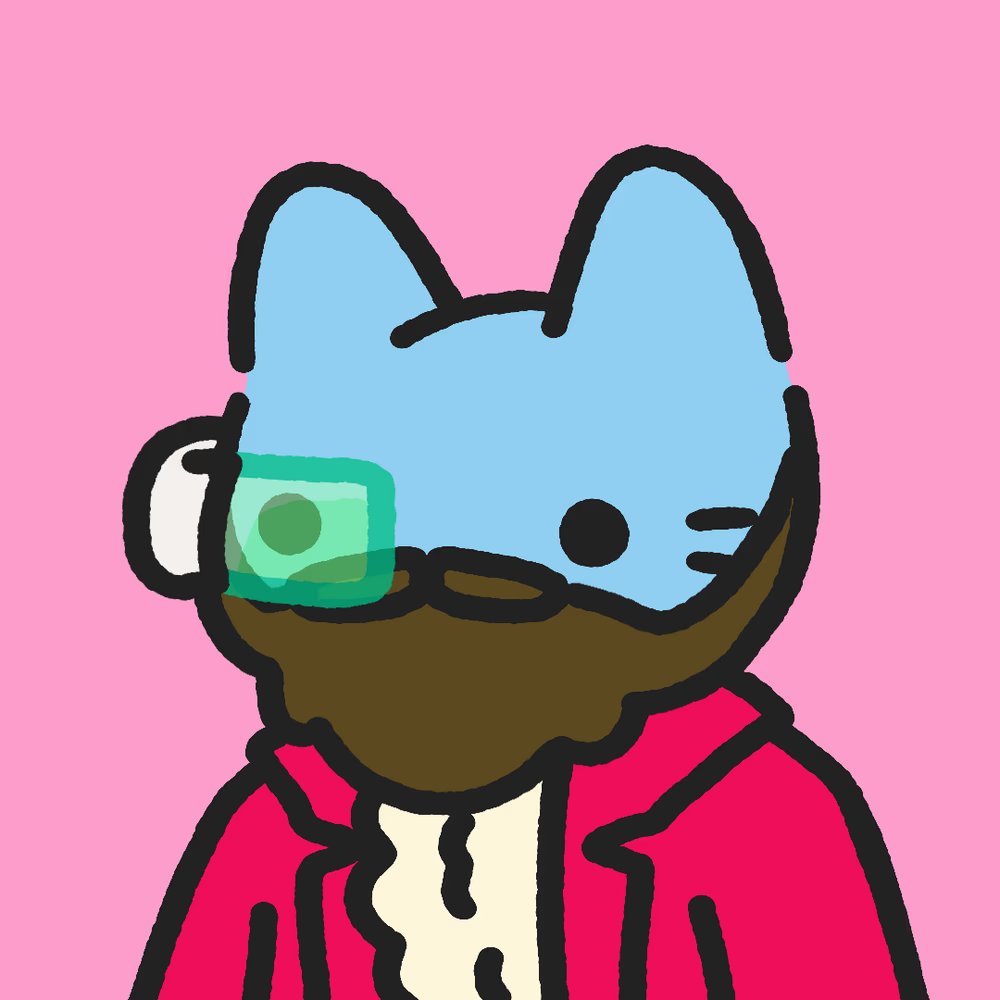 Cloud102Crypto's tweet photo. Traded up from sleepy cat to Bearded scouter! Think I did pretty good on this one @coolcats  🔥 https://t.co/URUYxUYMhL