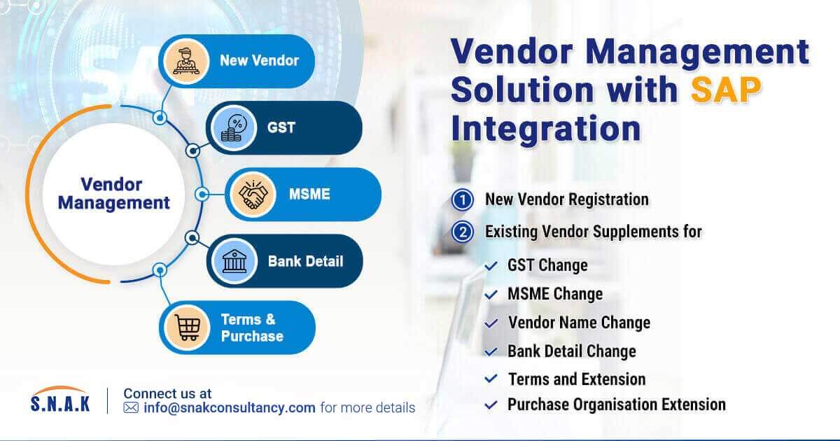 SNAK_INDIA's tweet image. Snak Provide Vendor Management Solution with SAP Integration. For Info snakconsultancy.com/vendor-mgmt.php
#snak #VendormanagementSolution #SAPIntegration #SAP #Snak #Snakconsultancy