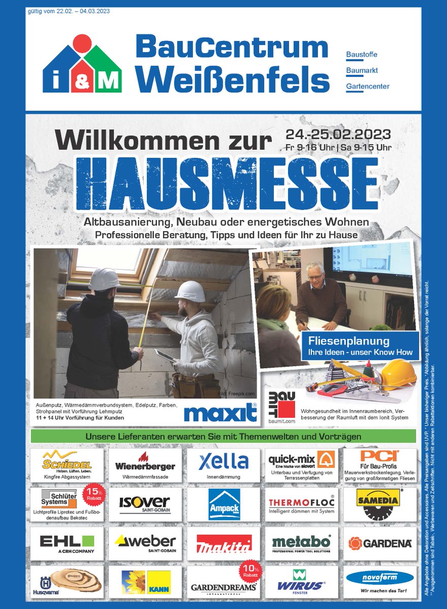 imbaucentrum's tweet photo. Bequem von Zuhause aus die neusten Angebote checken? 👀 Kein Problem, werft einfach einen Blick in die aktuelle Online-Beilage auf unserer Website! 🖥 Wir wünschen euch viel Spaß beim Stöbern! 🙌 https://t.co/YCNJ0oB9uU

#unsereneuebeilage #angebote #produktvielfalt #imbaucentrum https://t.co/vyAiFXlhsV