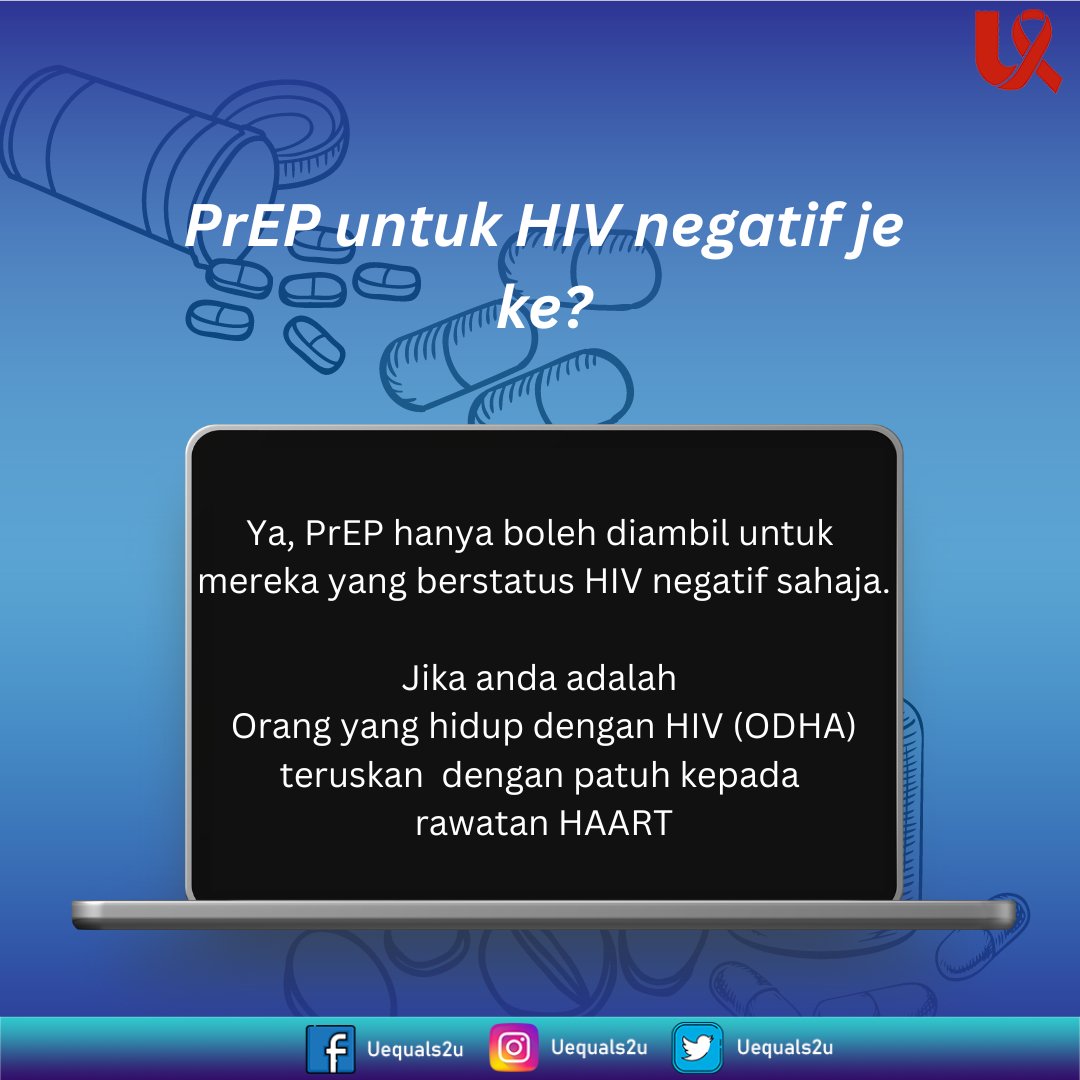 uequals2u's tweet photo. Dibawah ini merupakan FAQ yang sering ditanya melalui DM's. Kami juga sertakan jawapan untuk anda.
Sekiranya mempunyai sebarang soalan slide to DM's je.
#PrEProtect #PrEPMY https://t.co/d2KZZkxG8F