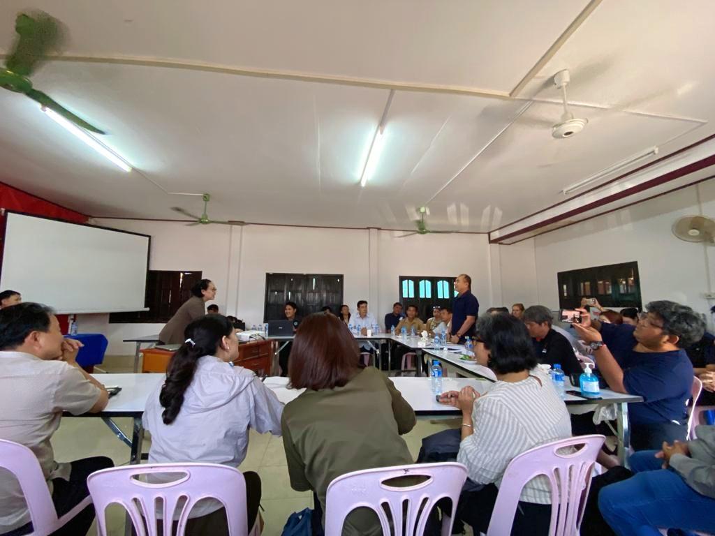 SEI_Asia's tweet photo. As part of @nuolofficial's symposium on water management and climate resilience in the #Mekong river, participants visited Savang village in Laos this week to discuss the 2020-2025 watershed management plan.
#StrategicCollaborativeFund #Collab4Impact https://t.co/NaNObm2iRo