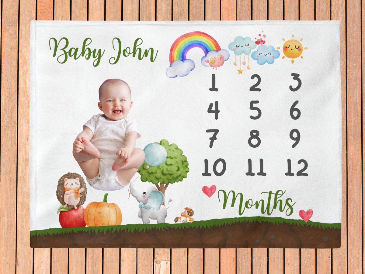 molaoctoba's tweet photo. Baby shower Gift for new born baby blanket personalized gift baby month milestone blanket personalized baby blanket animal baby blanket https://t.co/Oe71iTQXxC #babyshower #kid #milestoneblanket #babyshowergift #babymilestone #personalizedblanket https://t.co/h6oTh4bPl6