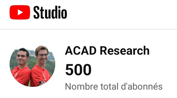 anthony_cioppa's tweet photo. Let's celebrate small milestones! My YouTube channel, ACAD Research, has crossed the 500 subscriber mark. It may seem like a small victory, but to me, it's the equivalent of my code running error-free on the first try. Thanks everyone! #AI #ComputerVision #SmallMilestones https://t.co/2IXqk5O5CL