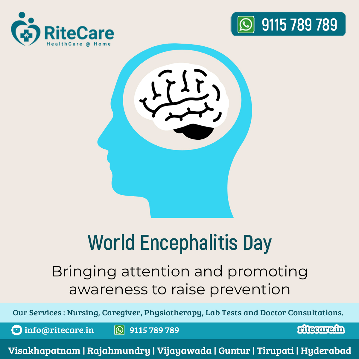 On February 22, encephalitis (brain inflammation) sufferers and their families throughout the world unite to raise awareness of the condition on World Encephalitis Day.
Happy  World Encephalitis Day to all!
.
.
.
#worldencephalitisDay #raiseAwareness #brainInflammation #awareness