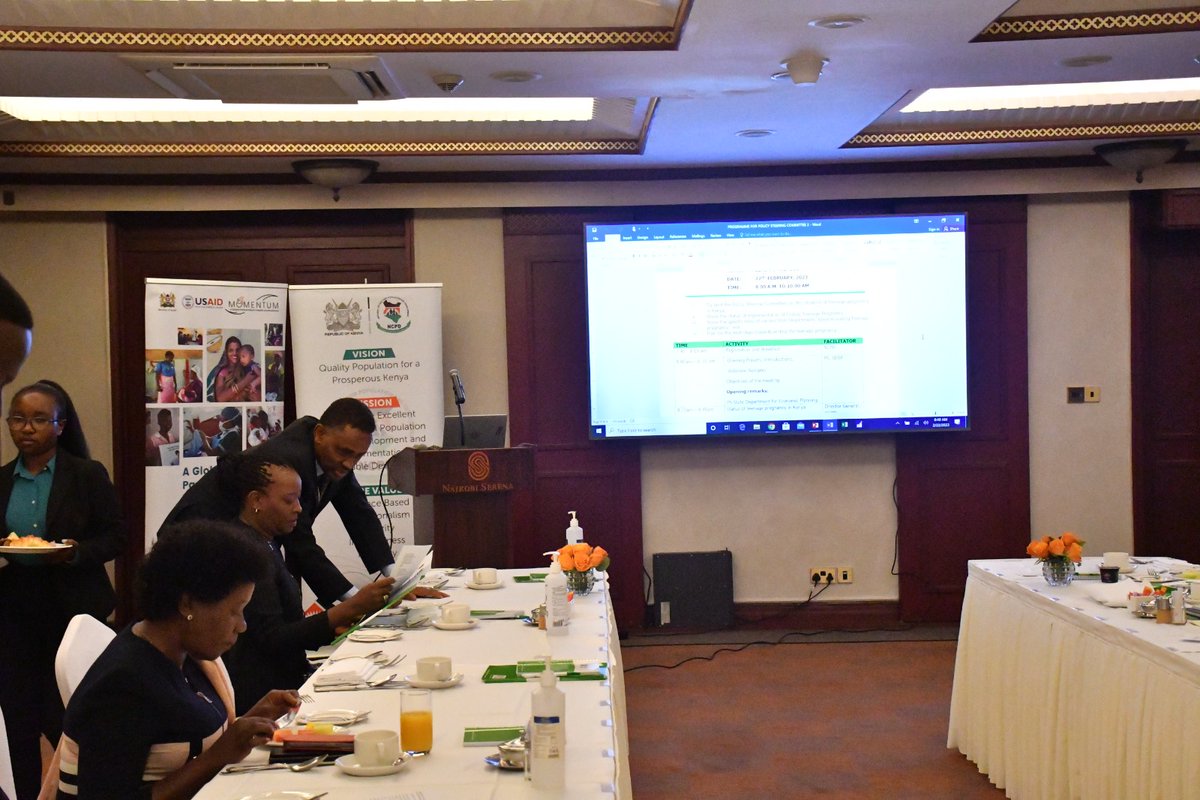 NCPD_Kenya's tweet photo. Policy Steering Committee Meeting on Ending #TeenPregnancy in Kenya is taking place today under the Chairmanship of Mr. @JBMuhati, PS @Planning_Ke.
@KenyaVision2030 @DrAbeySheikh @cbs_ke https://t.co/KBeBbdo2KJ