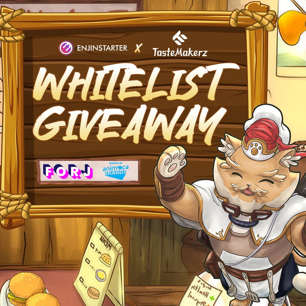 ENJINSTARTER (@enjinstarter) on Twitter photo <a href="/TasteMakerz_XYZ/">TasteMakerz</a> and #Enjinstarter are happy to raffle 400 Whitelist Spots in the upcoming Membership Pass mint on Feb 28th on the Forj shop and on Fair.xyz! 🔥
1/ <a href="/TasteMakerz_XYZ/">TasteMakerz</a> and #Enjinstarter are happy to raffle 400 Whitelist Spots in the upcoming Membership Pass mint on Feb 28th on the Forj shop and on Fair.xyz! 🔥
1/