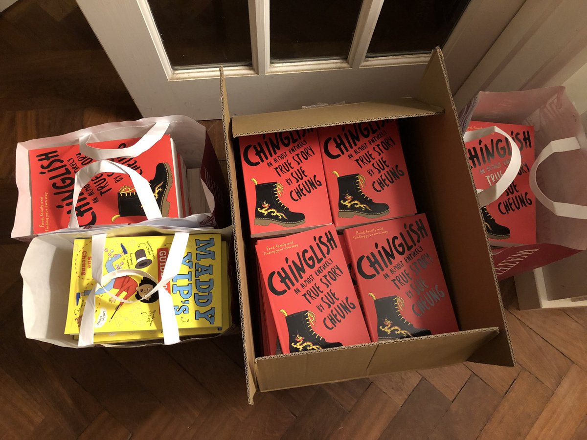 All ready for our visit from <a href="/suecheungstory/">Sue Pickford Cheung - updates</a> today. 3 schools, 1,200 students - busy day. <a href="/StMarysMiddle/">St Marys Middle </a> <a href="/StosmundsS/">St. Osmund's School</a> <a href="/DorchMiddle/">Dorchester Middle School</a> #authorvisit #author #event #lovereading