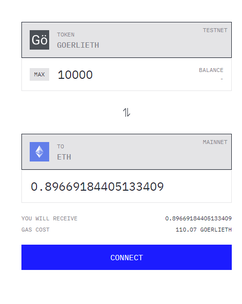 testnetbridge.com

兄弟们，史诗级大毛出现了，测试币换真钱