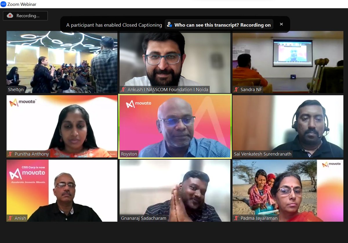 nasscomfdn's tweet photo. Elated to announce our collaboration with @movate_inc  as we commit to improve lives of 100 beneficiaries including women and PWDs from marginalized communities in Chennai through digital training and upskilling them in emerging technologies. https://t.co/JWPi0L5ekb