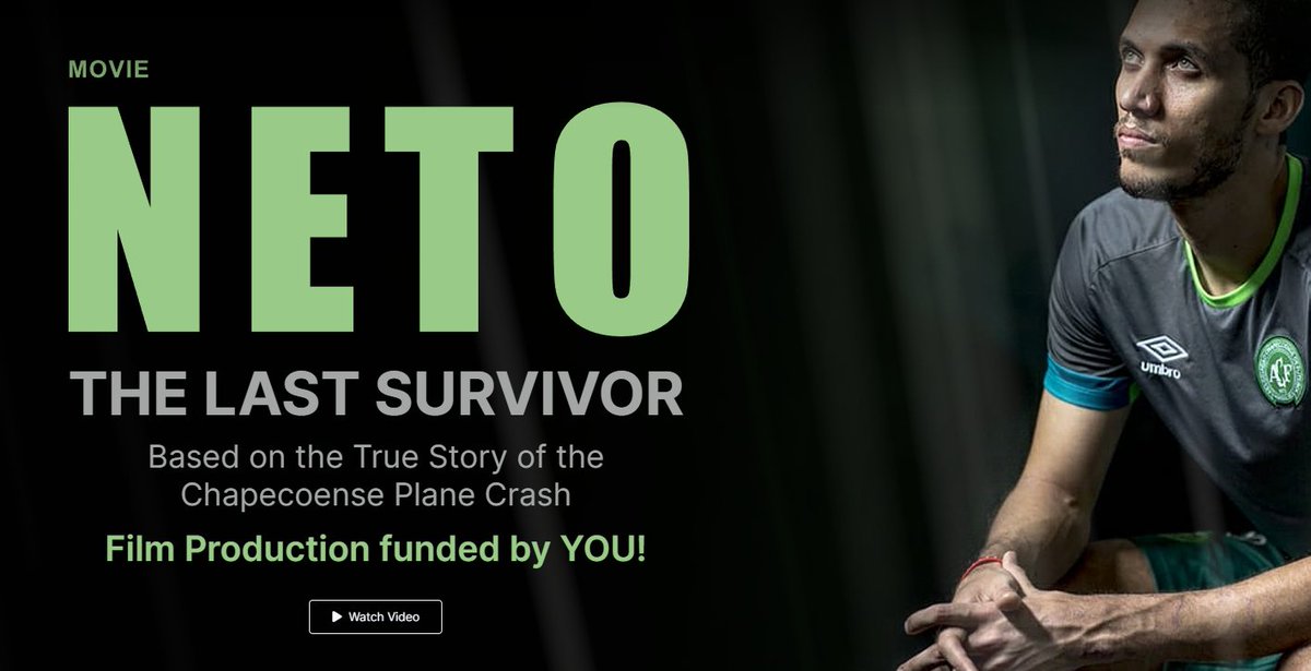 NETO The Last Survivor <a href="/NetoSurvivor1/">NETO THE LAST SURVIVOR</a>  is a drama sports film about Resilience and Human Connection.

It´s the inspiring story of Helio Neto, a football player who miraculously survived the Chapecoense plane crash.

It is also an uplifting story of how two netosurvivor.com