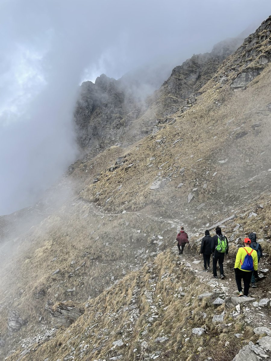 A local guide on a Himalayan trek is often an unassuming, simple person. But the work he does is anything but. Thru forests, meadows, streams &amp; glaciers, he calmly steers a group of people for whom this is as good as an alien planet. He is a leader, a guru, by deed, not by words.