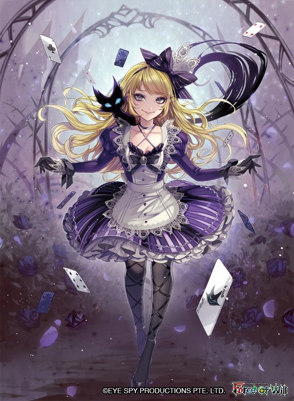 「Dark Alice and Schrödinger#猫の日 #fowtcg 」|祀花よう子のイラスト