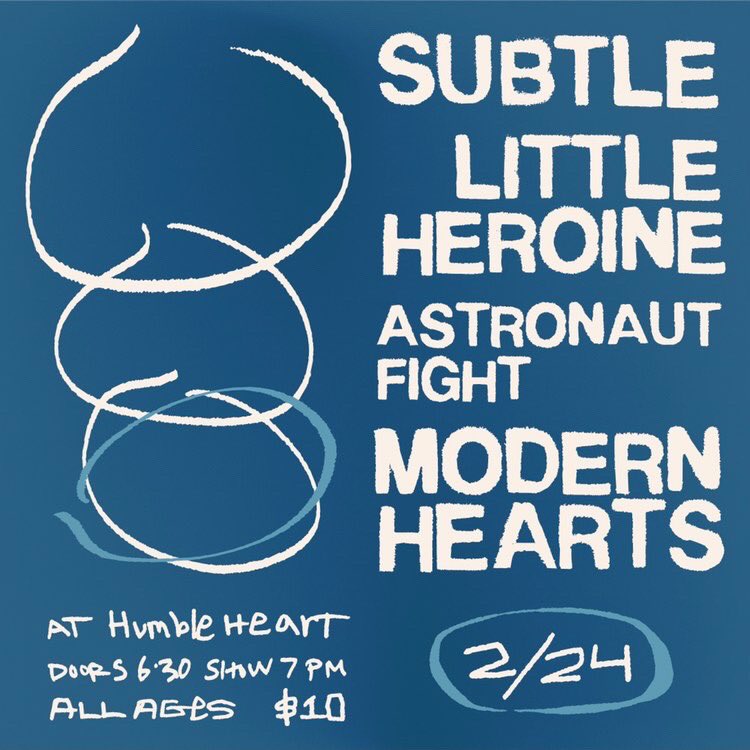 ModernHearts__'s tweet photo. This Friday 2/24! We are playing @ Humble Heart in Ocean Beach! #SanDiego #sdmusic #indiemusic #localmusic https://t.co/SziMGOoVGJ