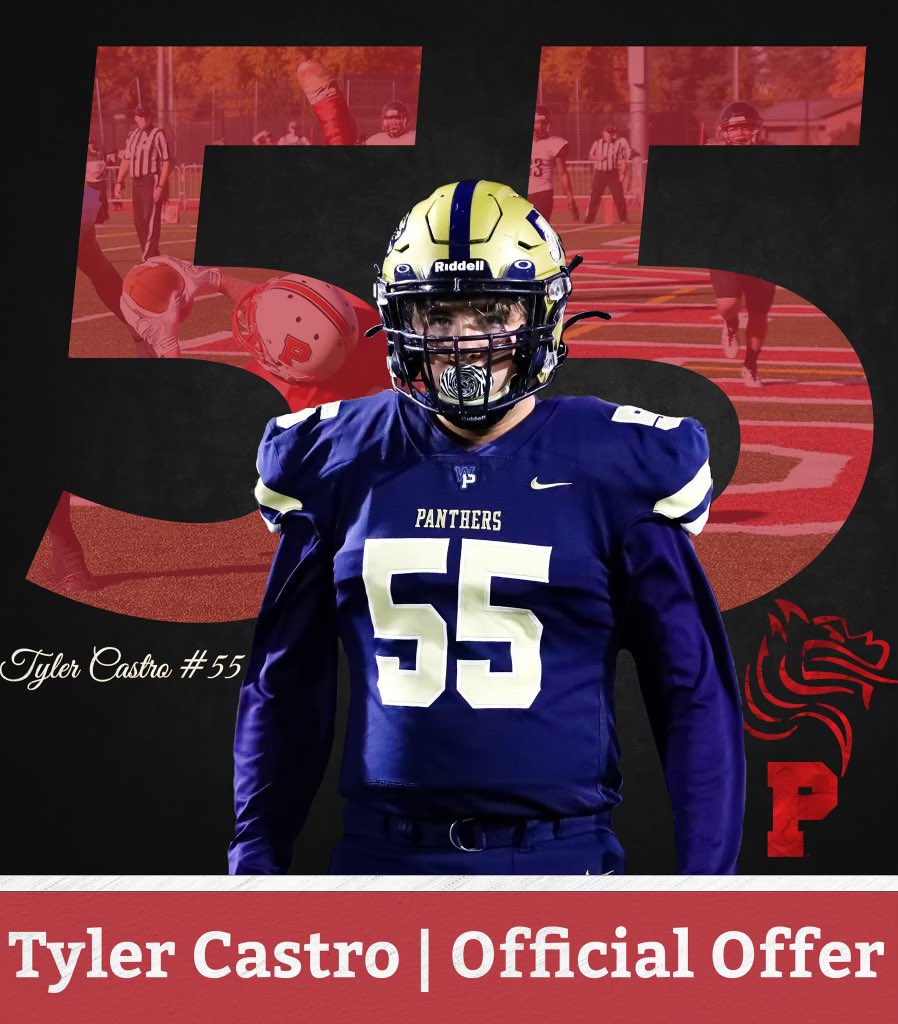Tyler_Castro55's tweet photo. After a talking with @coachflory , I am blessed to say I have received my first offer to pursue my football career at @Boxer_Football #goboxers @WP_PantherFB https://t.co/NvzqTyict8
