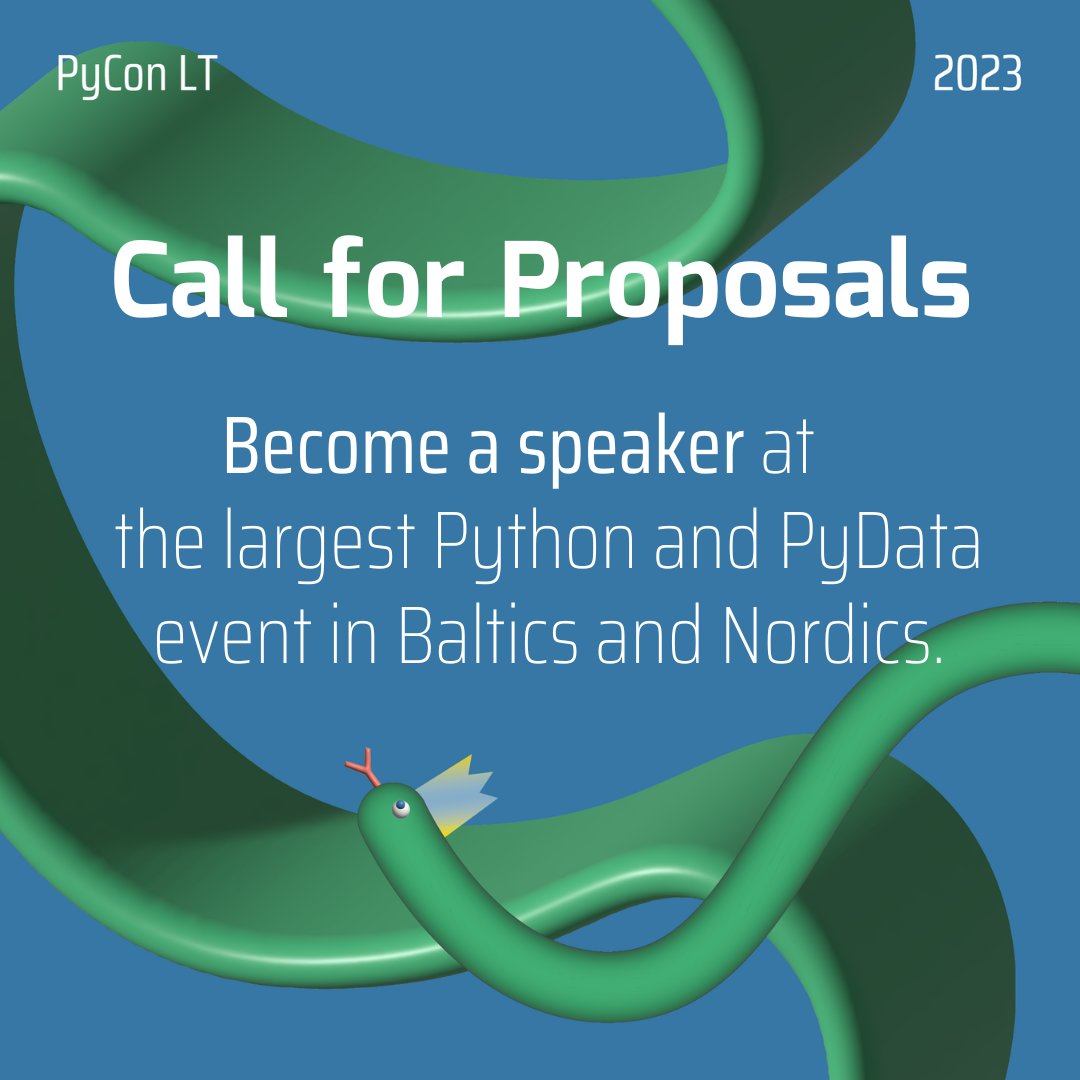 PyCon Lithuania tweet media