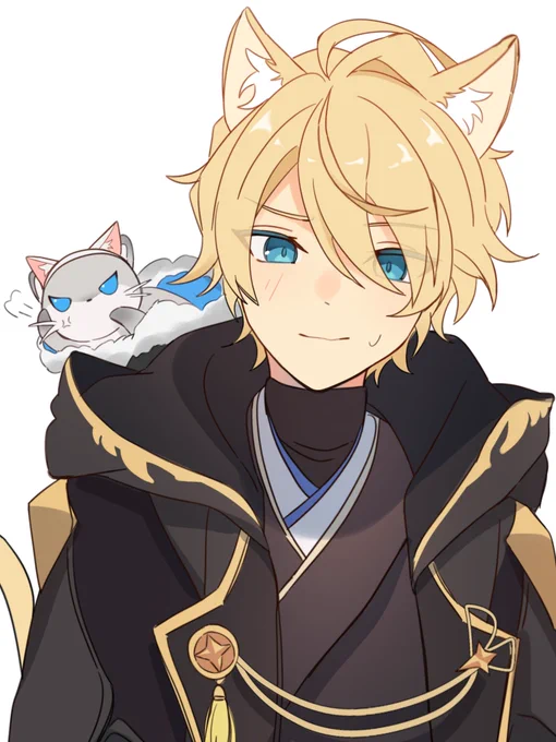 猫の日…#騎士絵画 