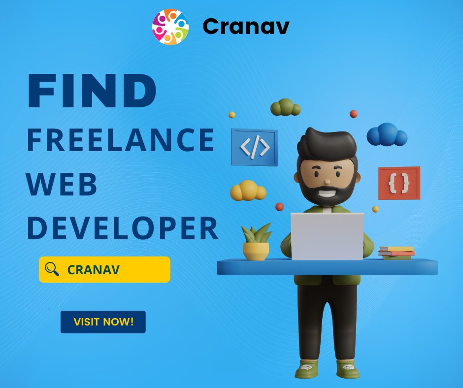 Are you looking for a reliable and experienced #webdeveloper to bring your project to life?

Find #freelancedevelopers, you're just a few clicks away from taking your online presence to the next level. Get started now!

visit: cranav.com

#freelancewebsite #cranav