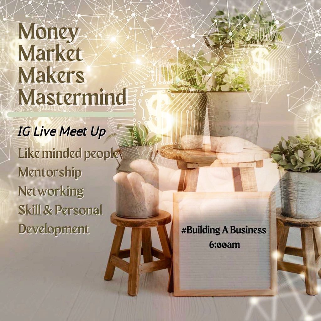 AtomInfinity_'s tweet photo. Money Market Makers
MMM
(Mastermind Group)
6:00am 2/22/23, Wednesday ๐
Get rest! Tap in! On my IG Live! @saintjones33
Letโs Get it! ๐
๐ค@heartofjones
#mastermind #love #financialliteracy #fun #thegrind #heartofjones #networking #grandrising #goodmorning #jonesdoesit https://t.co/LF2p12JdWp