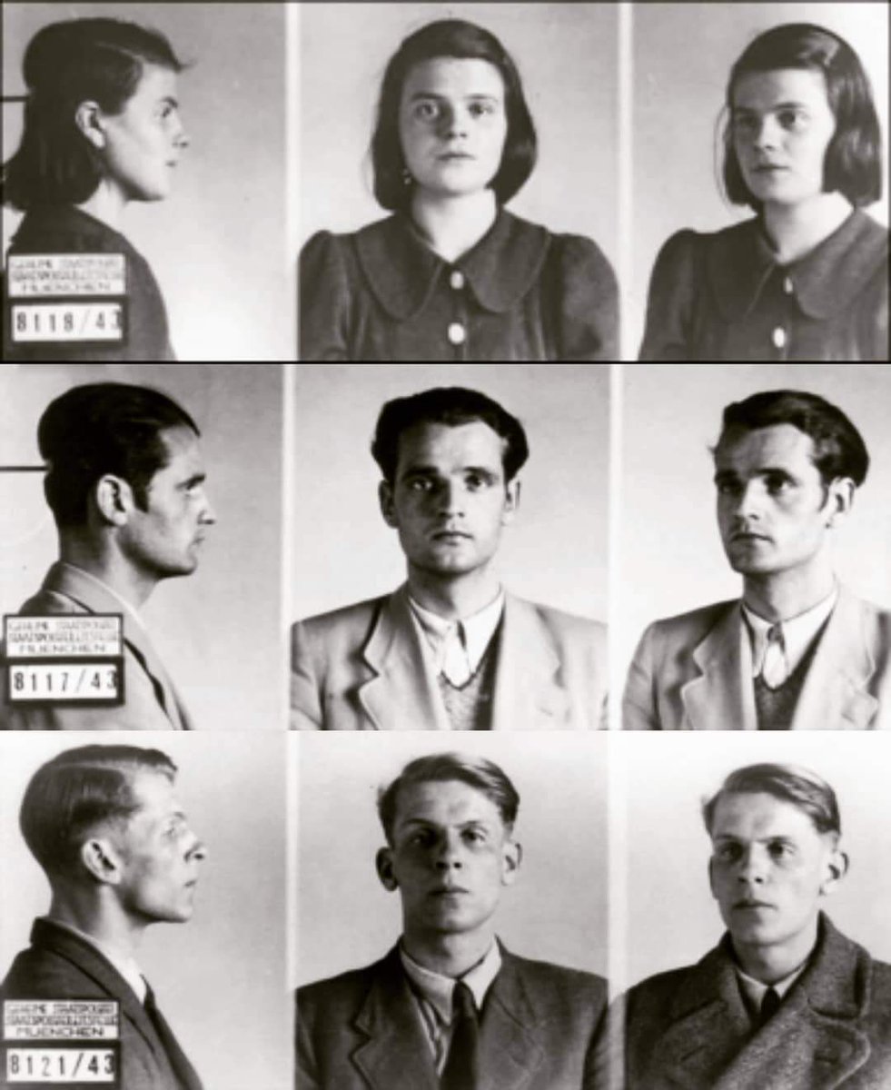 MastVlas's tweet image. Una morte orrenda 
è preferibile ad un orrore senza fine.

Sophia Magdalena Scholl,
Hans Scholl,
Christoph Probst,

Die Weiße Rose, 22.02.1943.

#sophiescholl #hansscholl #christophprobst #dieweisserose