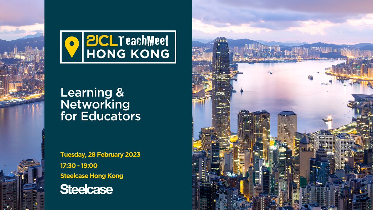 Present at the #HKTeachMeet: Presentations are only 2 minutes or 5 minutes so if you have a cool app, lesson idea or even if you are looking for collaborators on a new project this is an ideal venue. 21c.li/3f1?utm_campai…