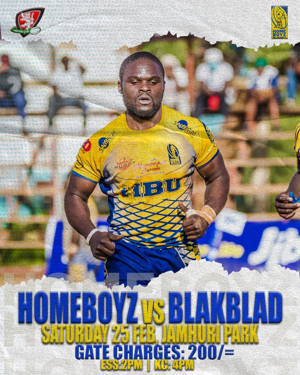 Don't miss out on the final roll of the 🎲 this Saturday as the boyz host @BlakBladRC at the Park!💛💙 #TheBoyzAreInTown #HBRvBLD