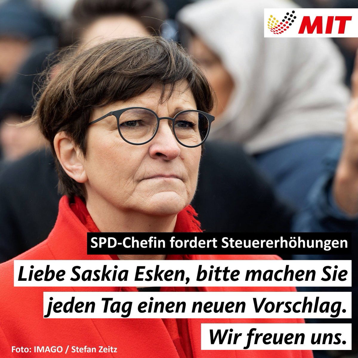 SPD-Chefin Saskia #Esken fordert #Steuererhöhungen. Komisch. Laut OECD sind wir schon jetzt Hochsteuerland. Kein Wunder, dass CDU/CSU in den Umfragen so weit vorne liegen. Opposition war selten so einfach. #Wirtschaftskompetenz gibt es eben nur mit der Union.