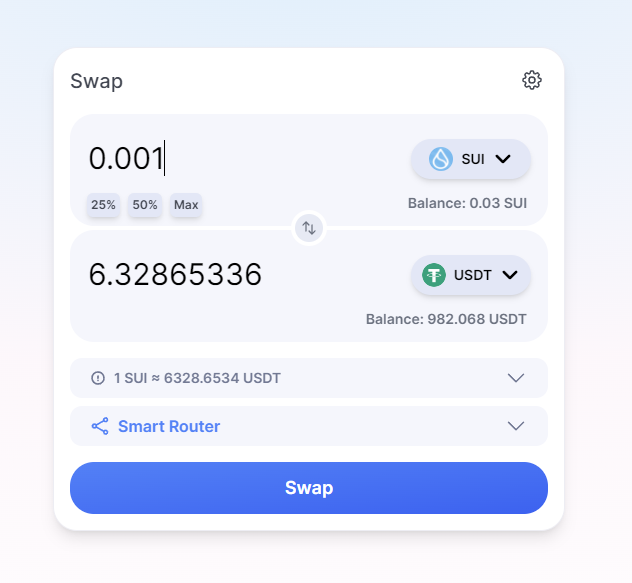 🚀We're thrilled to announce the launch of #BlueMoveSwap, our decentralized exchange on Sui Devnet!💫

Trade $SUI, $ETH, and other tokens on our platform.

Visit our DEX now: dex.bluemove.net