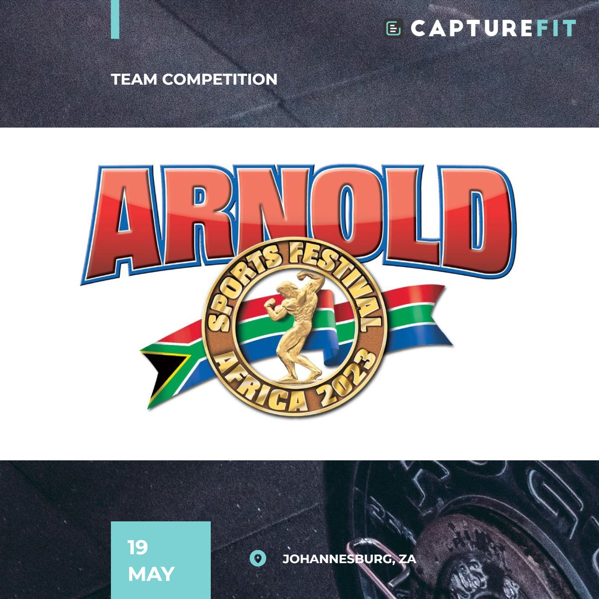 capturefitco's tweet photo. NEW EVENT: Arnold Classic Throwdown 2023 taking place on 19 May: https://t.co/cij1MuM8fe #teamevent #johannesburg #capturefit #eventmanagementsoftware #liveleaderboard https://t.co/nFAfcjWapn