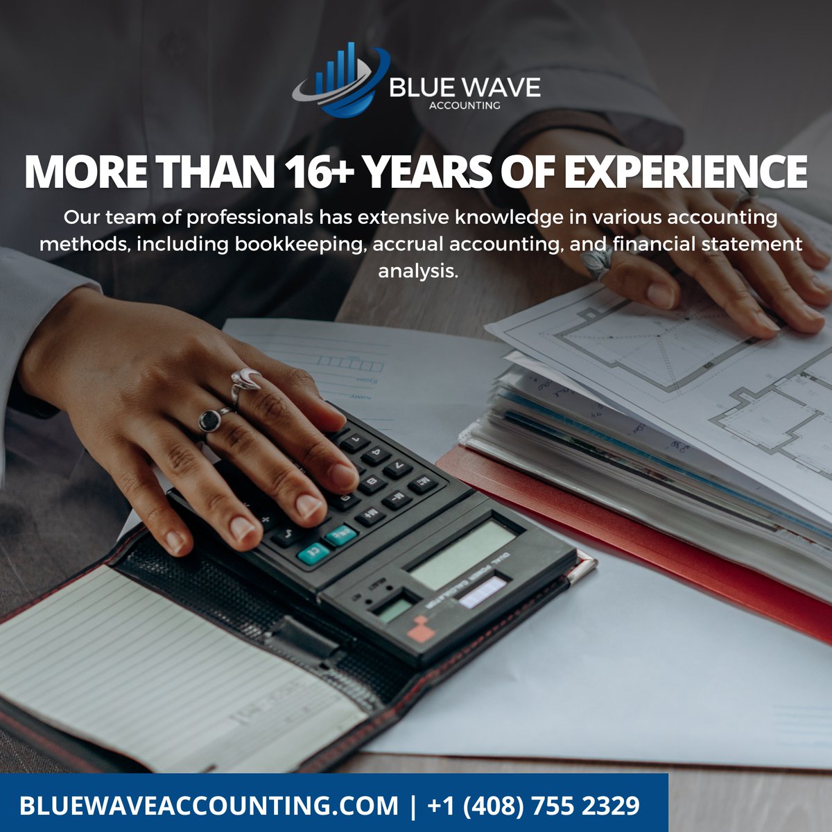 Our team of professionals has extensive knowledge in various accounting methods, including bookkeeping, accrual accounting, and financial statement analysis. 

#experiencedstaff #bookkeeping #accountingservices #bookkeepers #US #bluwaveaccounting