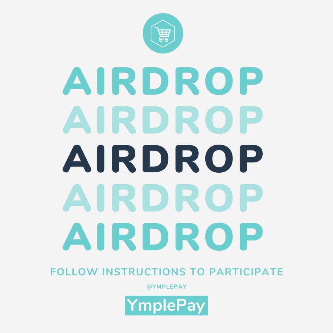 YmplePay's tweet photo. Hey #YMPATribe! 👀

🚨 #Airdrop ALERT!! 🚨

#Giveaway  Total Prize: 5,000,000 $YMPA 💰

Only for the first 1,000 participants!!

Want to win 5,000 $YMPA??👇

🚀Follow @YMPLEPAY
🚀RT &amp; Like this tweet
🚀RT &amp; Like the pinned tweet
▶️[Optional] Comment how bullish you feel

Go!!🔥🔥 https://t.co/q4mIsuA0ca