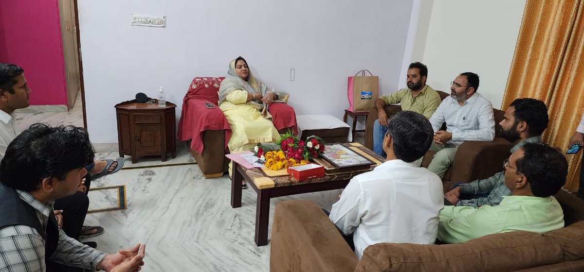 उप प्राचार्य की ऐतिहासिक डीपीसी के लिए शिक्षा राज्यमंत्री <a href="/ZahidaKhanINC/">Zahida Khan</a>
जी का धन्यवाद किया गया। 
#VPDPCदसहजार_धन्यवाद_राजसरकार