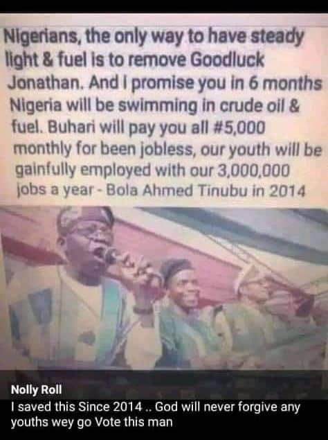 asemota's tweet photo. Someone with an antecedent of lies. Aligned with the most hopeless regime in our lifetime. Has a sketchy past and known criminal affiliations. Yet, people are bending their back over to justify why he should lead the most populous black country on earth? Are you guys normal? https://t.co/TGB8fzqCUF