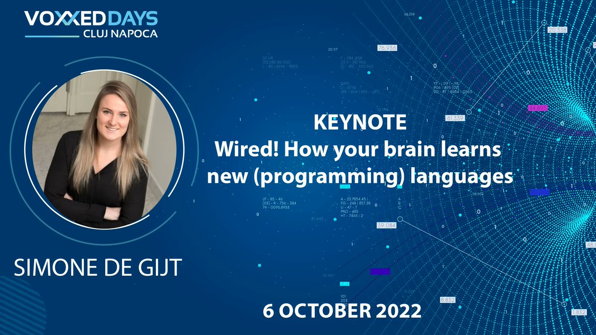 VoxxedCluj's tweet image. How much do you know about the computer that you are? The computer we call “our brain”? Enjoy @de_gijt's video from @VoxxedCluj 2022! #itwasfun 
buff.ly/3xKpE26
