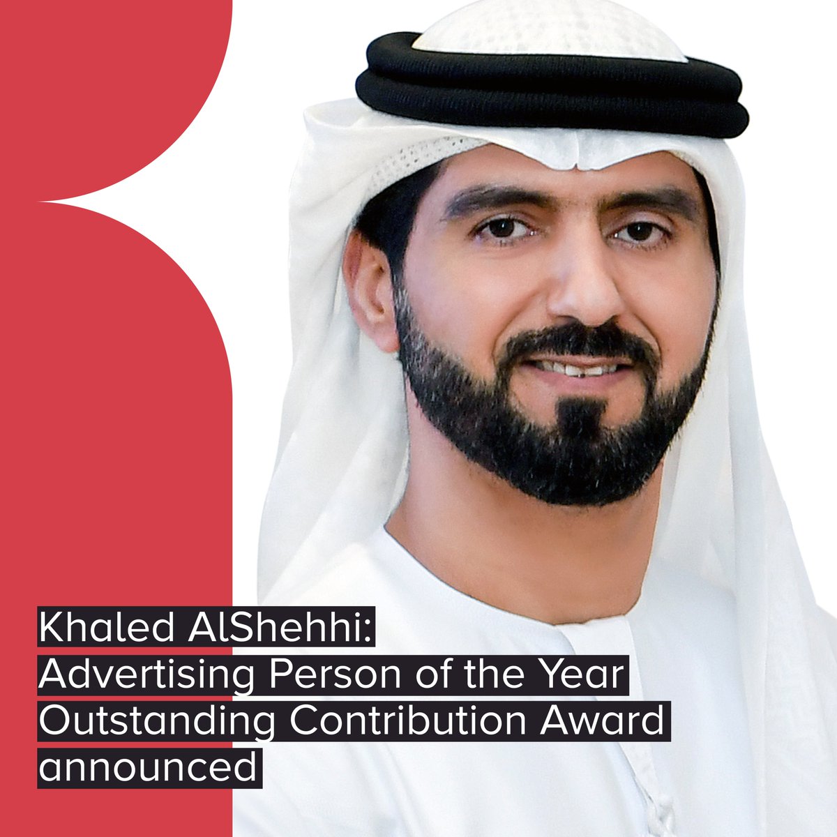 We are happy to announce that @KhaledAlShehhi, Executive Director of Marketing and Communication at @UAEmediaoffice will be honoured with the Advertising Person of the Year, Outstanding Contribution Award at this year's Dubai Lynx Festival! Read more: bit.ly/3xFWFfU