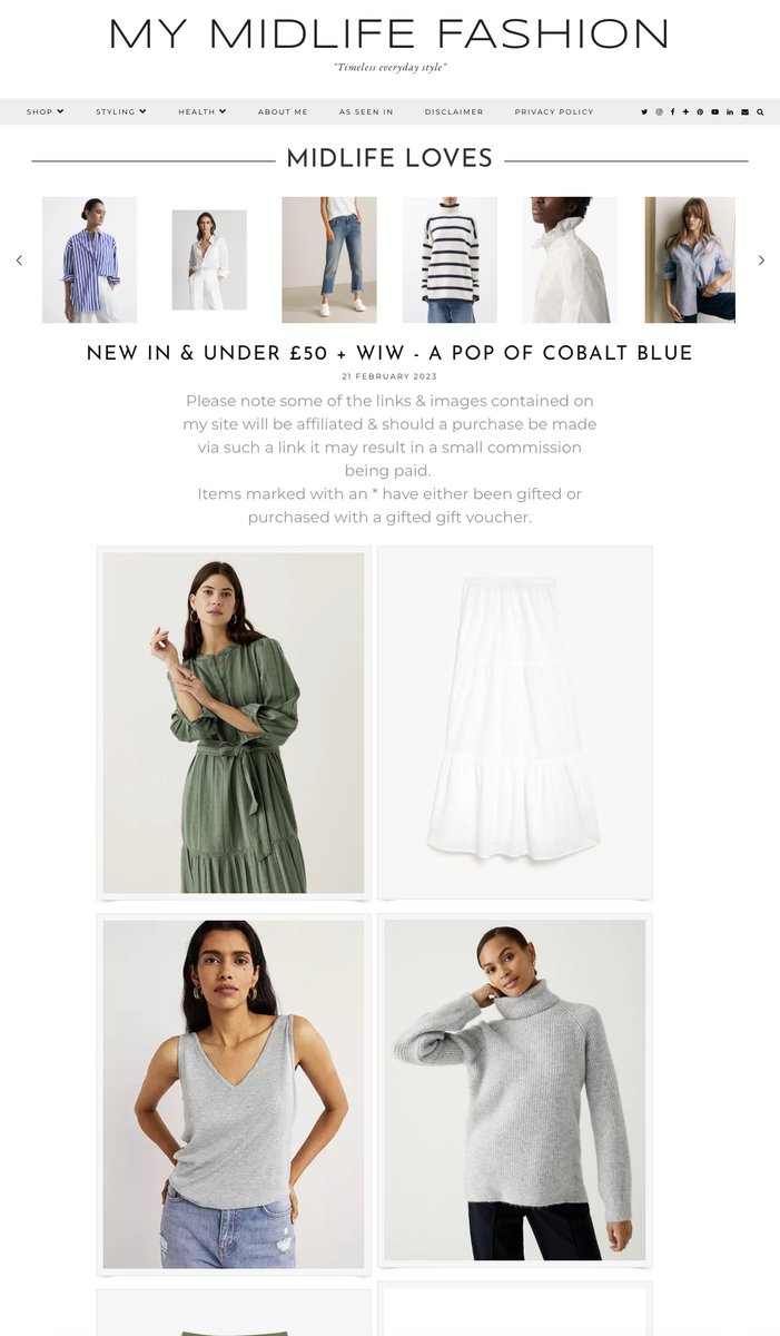 New in & under £50 ow.ly/qsjM50MYVL6 #fashion #style #mymidlifiefashion #midlifefashion #midlifestyle #springfashion #springstyle #springlooks #whattowear #styleover40 #fashionover40 #over40style #over40fashion #highstreetstyle #highstreetfashion #theclqrt