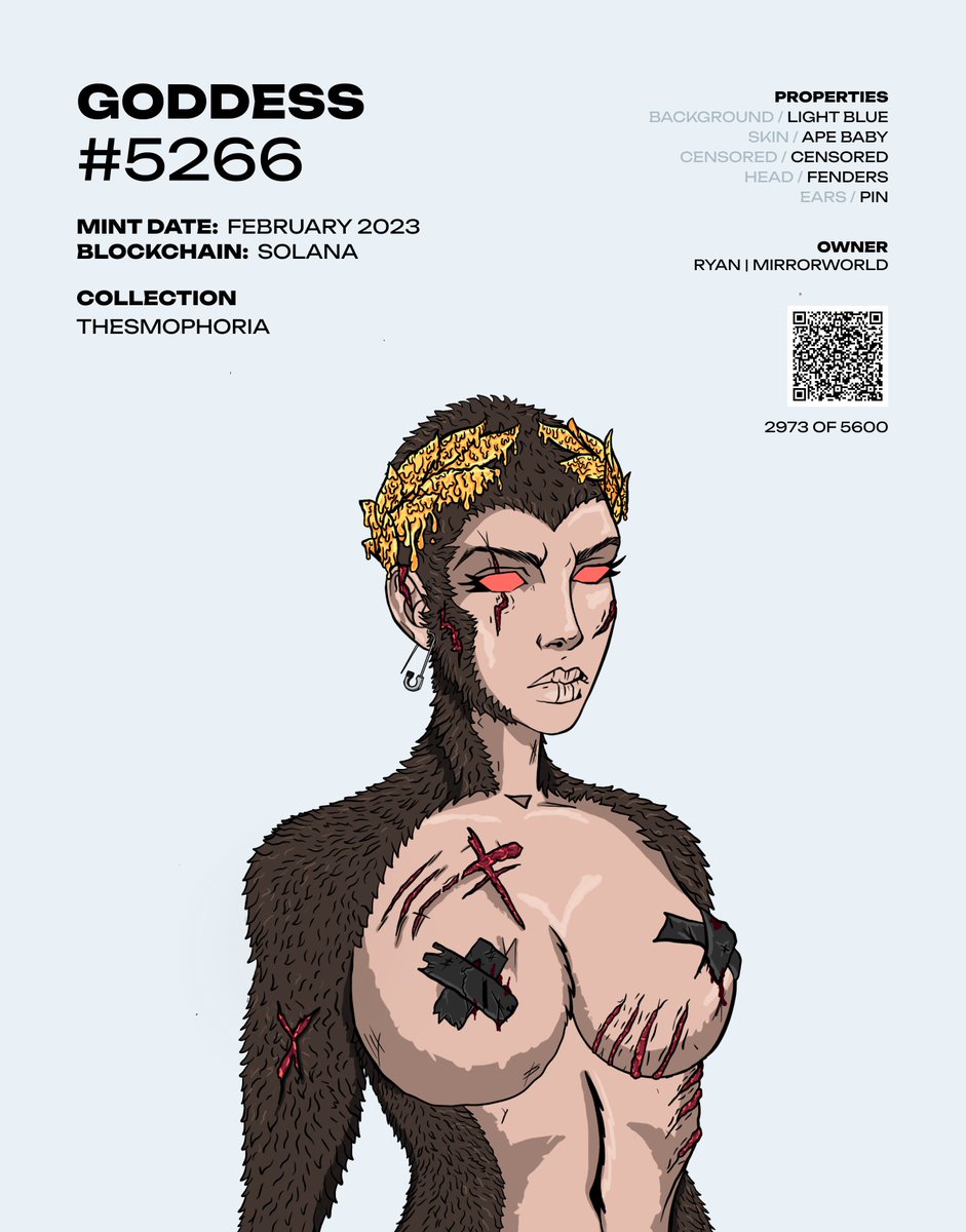 Dear <a href="/thesmophoria_/">Thesmophoria</a> fam, time to raid with you 🤤 
All you need is to open a ticket in my server and drop your GODDESS ID 🔱

➡️ discord.gg/digitalgoat