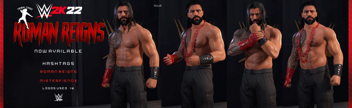 MisterFiendX's tweet photo. You've asked for it, and my boy @WhatsTheStatus came through as always ๐
Both @BrockLesnar & @WWERomanReigns are now ALT to the In game models.
Credits on each one respective tweets.
#WWE2K22 #PS4Share #StatusTheGoat https://t.co/xwsPVzRKAR