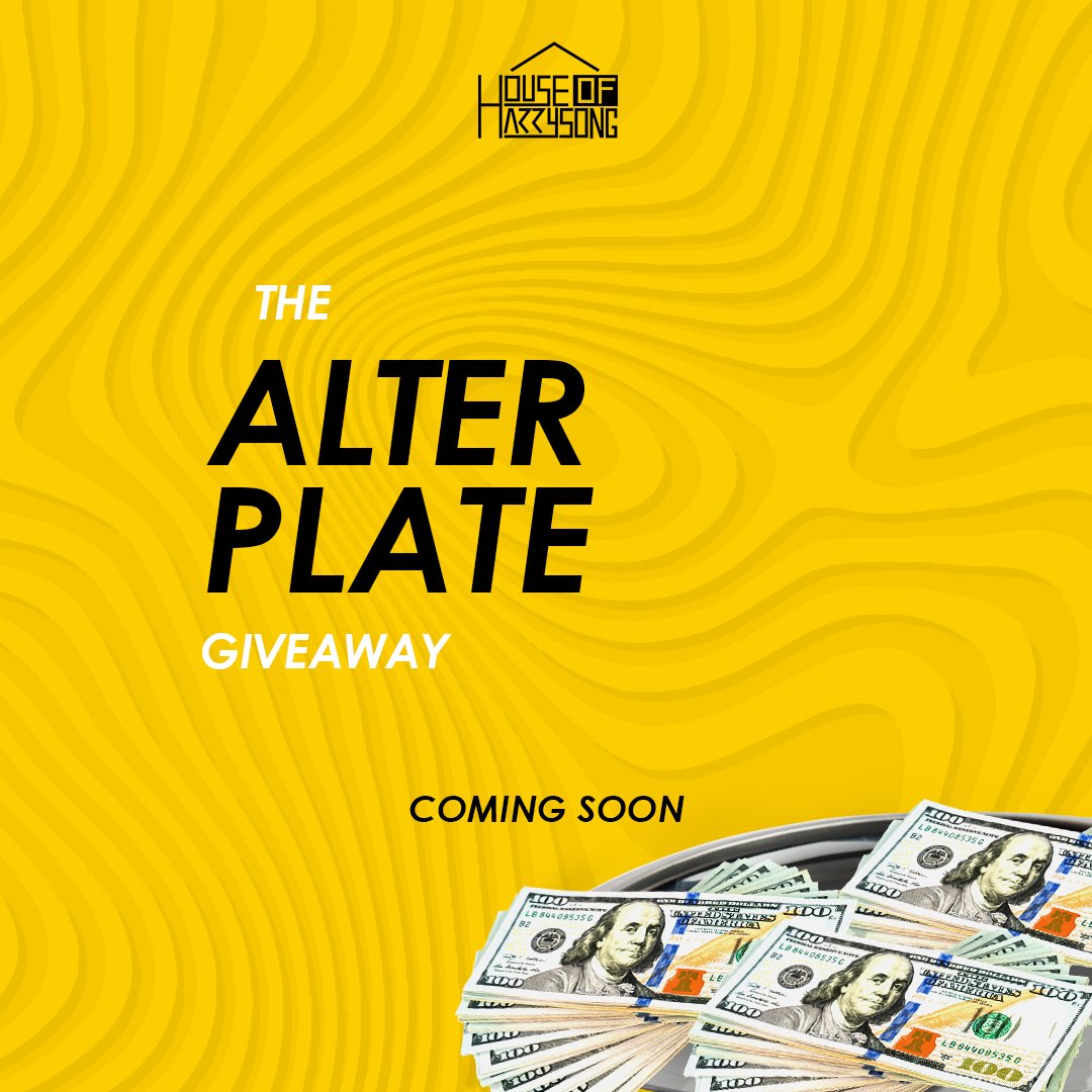 houseoftare's tweet photo. THE ALTERPLATE GIVEAWAY 📯💵

This week I’ll be running a task selection for @iamharrysong fans. If you’re active and connected you will win massively this time so SHARE . RETWEET THIS POST &amp; INVITE FRIENDS &amp; FAMILY.

THE HOUSE OF HARRYSONG IS TAKING OVER🚀💯

We are watching ✍🏽 https://t.co/fxVBCgEUgA