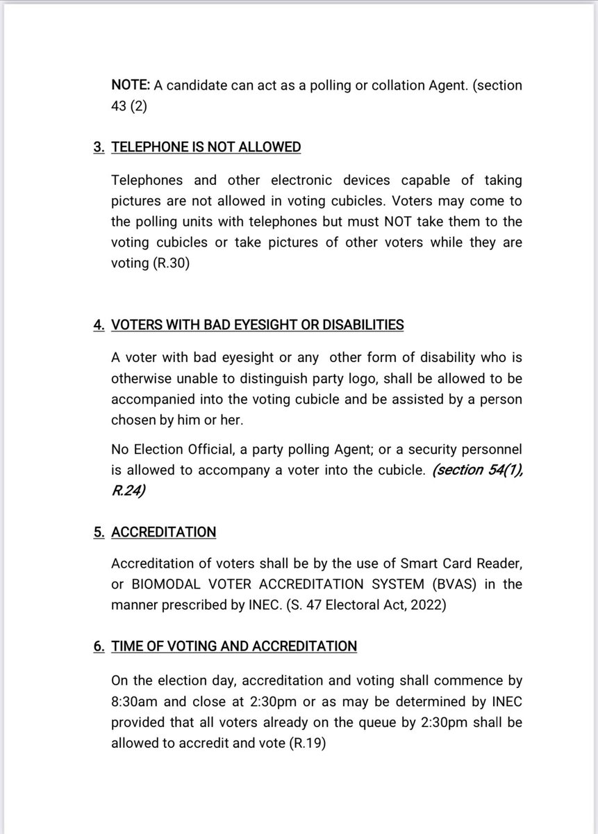 wardchat_ng's tweet photo. The presidential and national assembly election is 3 days away.

Read through the images attached to this post to get a rundown of the 8 things you need to know ahead of the election.

Remember, your votes count, go out and vote!

#NigeriaDecides2023
#Wardchat https://t.co/IiZTO7FX6u