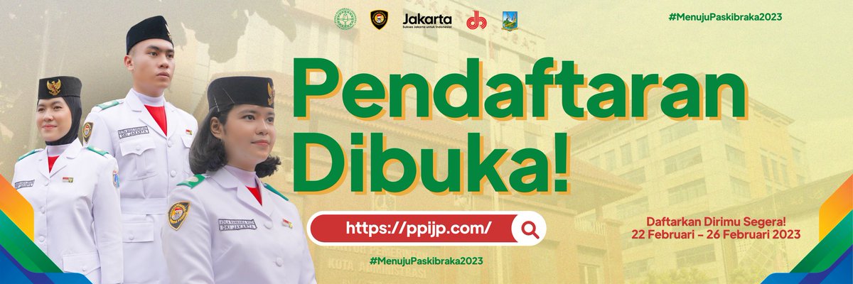 Pendaftaran Seleksi Paskibraka Jakarta Pusat 2023 resmi dibuka! Bergabunglah bersama kami #MenujuPaskibraka2023 #Paskibraka2023