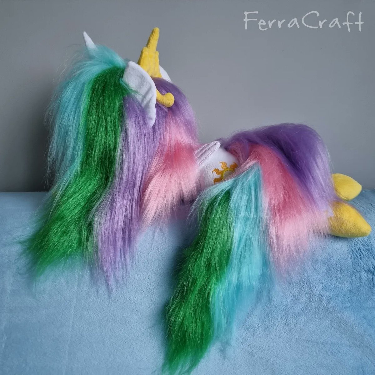 First Celestia I've made in the last 3 years.
(20 inches in length)
 #mlp #mlpfandom #mylittlepony #mlpplush #mlpfim #mlpart #princesscelestia #Celestia #bronyfandom