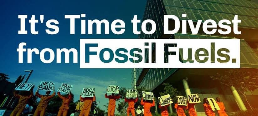 The moment is now to take action on fossil fuels. Our earth needs to make the transition to a cleaner, more sustainable future.
#FossilBanksNoThanks, #YesSolar #CleanEnergyCleanFuture  #RiseUpMovement
@350
@Barclays @StanChart @MarshGlobal, @StandardBankZA
@Riseupmovt