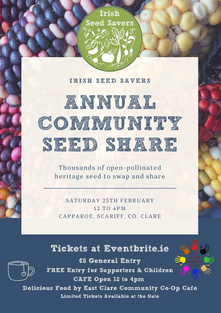 IrishSeedSavers's tweet photo. This Saturday at our beautiful organic farm in East Clare promises to be a great day. Even the weather forecast is good! https://t.co/l6XxrHKknp