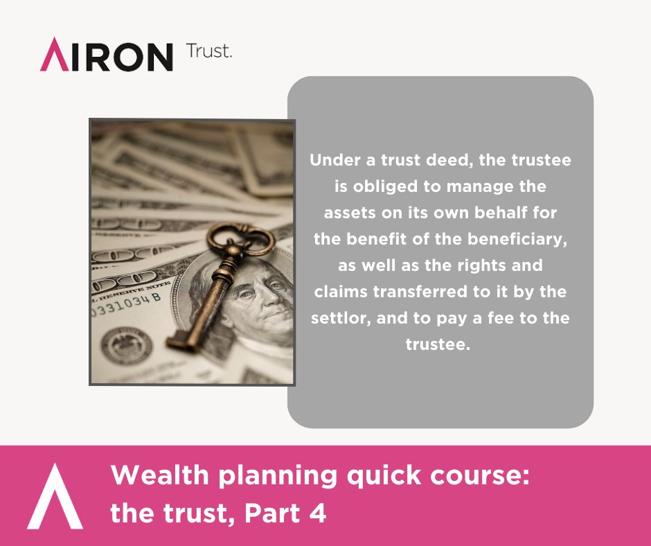 AironTrust's tweet image. #airon #wealthplanning #quickcourse #trust #hungary

💷 Wealth planning quick course: the trust, Part 4

For further information, click on the following link ➡️ odoo.airon.hu/r/yaj