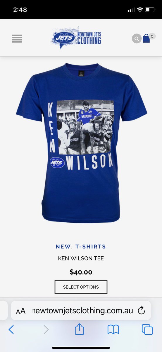 Urging all <a href="/newtownrlfc/">Newtown Jets</a> fans to purchase one of these beauties in memory of #Squeaker Ken Wilson

$10 from every purchase will be donated to @PanKind_APCF  in their fight against #PancreaticCancer 

newtownjetsclothing.com.au/product/ken-wi…