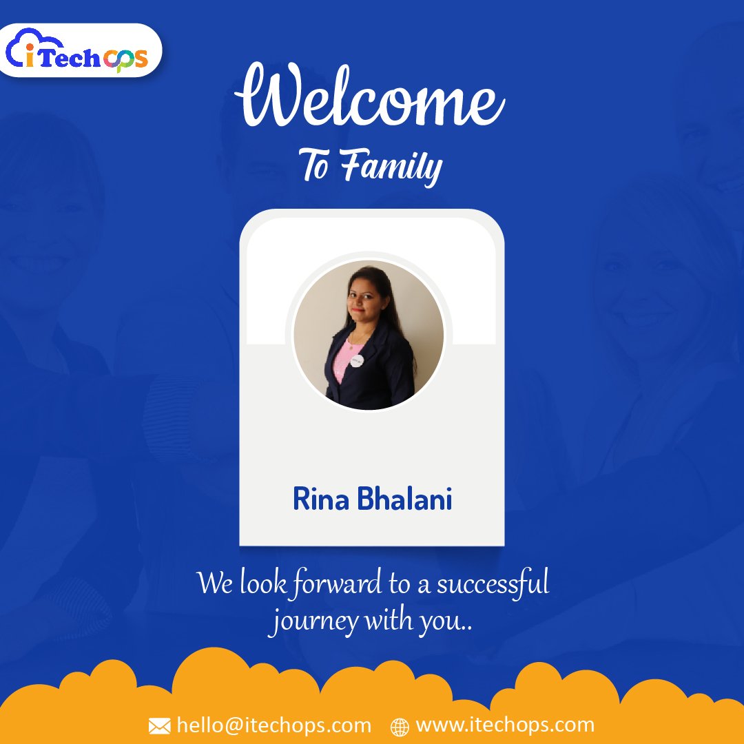 InfoTechOps's tweet photo. Welcome to the team, Rina Bhalani! Our company is growing and changing every day and we’re thrilled to have you along for the ride. Please make waves as we grow...
.
.
.
#NewJoining #fullstackdev #DevOps #devsecops #dockers #awscloud #itechops #customsoftware #itcompany https://t.co/A2yF2FFzLf